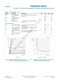 PSMN3R9-25MLC Datasheet Page 6