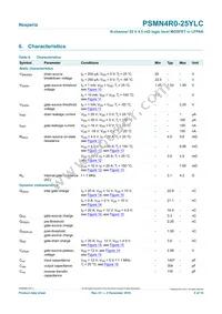PSMN4R0-25YLC Datasheet Page 6