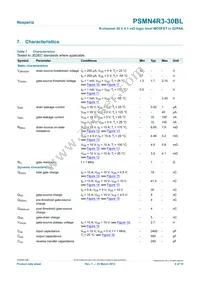 PSMN4R3-30BL Datasheet Page 6