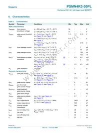 PSMN4R3-30PL Datasheet Page 5