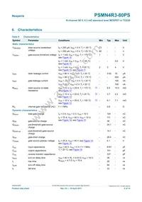 PSMN4R3-80PS Datasheet Page 6