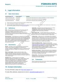 PSMN4R4-80PS Datasheet Page 12