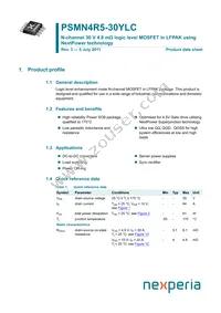 PSMN4R5-30YLC Datasheet Cover