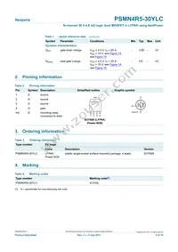 PSMN4R5-30YLC Datasheet Page 2