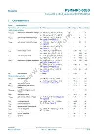 PSMN4R6-60BS Datasheet Page 6