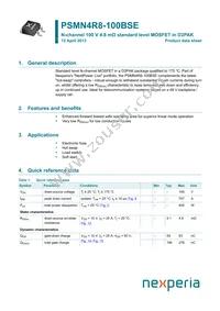 PSMN4R8-100BSEJ Datasheet Cover