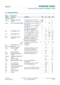 PSMN5R0-100ES Datasheet Page 6