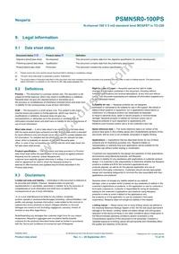 PSMN5R0-100PS Datasheet Page 13