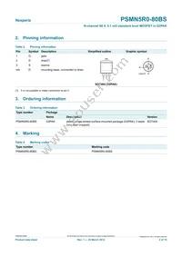 PSMN5R0-80BS Datasheet Page 2