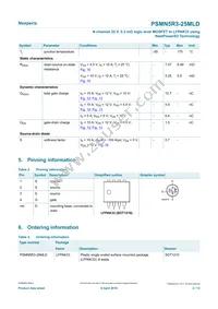 PSMN5R3-25MLDX Datasheet Page 2
