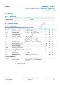 PSMN5R3-25MLDX Datasheet Page 3
