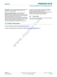 PSMN5R5-60YS Datasheet Page 14