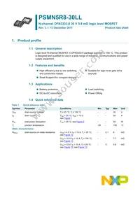 PSMN5R8-30LL Datasheet Page 2