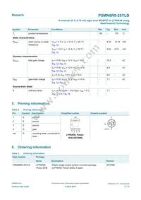 PSMN6R0-25YLDX Datasheet Page 2