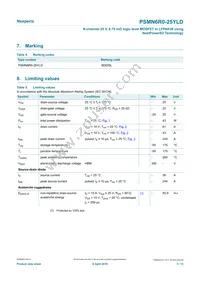 PSMN6R0-25YLDX Datasheet Page 3