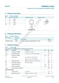 PSMN6R3-120ESQ Datasheet Page 2