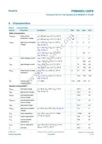 PSMN6R3-120PS Datasheet Page 5