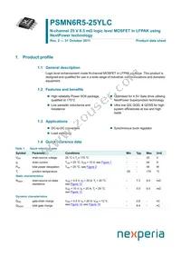 PSMN6R5-25YLC Datasheet Cover