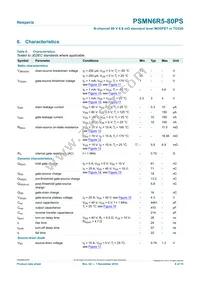 PSMN6R5-80PS Datasheet Page 6