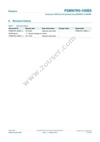 PSMN7R0-100BS Datasheet Page 11