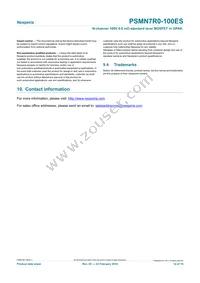 PSMN7R0-100ES Datasheet Page 14