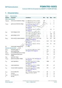 PSMN7R0-100XS Datasheet Page 7