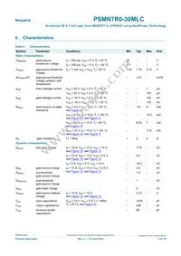 PSMN7R0-30MLC Datasheet Page 5