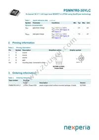 PSMN7R0-30YLC Datasheet Cover