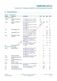 PSMN7R0-30YLC Datasheet Page 5