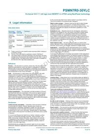 PSMN7R0-30YLC Datasheet Page 12