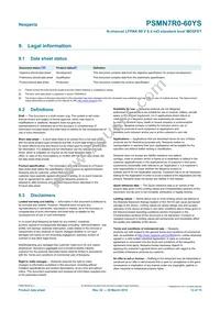 PSMN7R0-60YS Datasheet Page 13