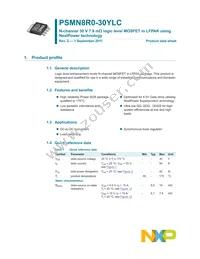 PSMN8R0-30YLC Datasheet Cover