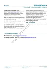 PSMN8R0-40BS Datasheet Page 13