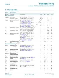 PSMN8R3-40YS Datasheet Page 5