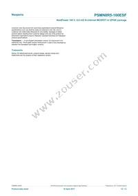 PSMN8R5-100ESFQ Datasheet Page 12