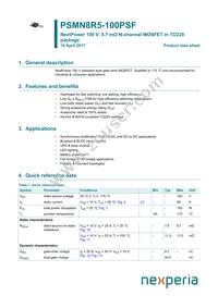 PSMN8R5-100PSFQ Cover