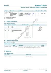 PSMN8R5-100PSFQ Datasheet Page 2