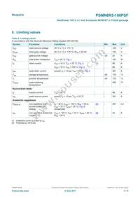 PSMN8R5-100PSFQ Datasheet Page 3
