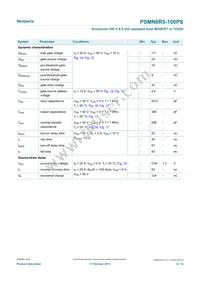 PSMN8R5-100PSQ Datasheet Page 6