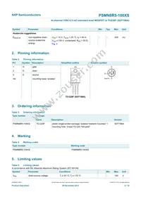 PSMN8R5-100XSQ Datasheet Page 3