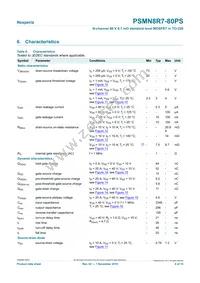 PSMN8R7-80PS Datasheet Page 6