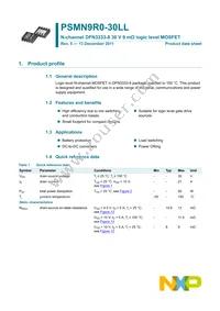 PSMN9R0-30LL Datasheet Page 2