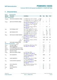 PSMN9R5-100XS Datasheet Page 7
