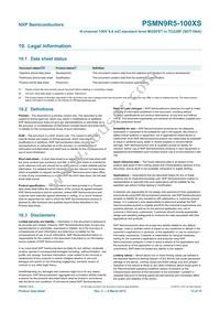 PSMN9R5-100XS Datasheet Page 14