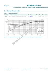 PSMN9R5-30YLC Datasheet Page 5