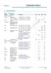 PSMN9R8-30MLC Datasheet Page 5
