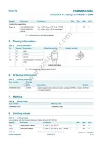 PSMNR90-30BL Datasheet Page 2