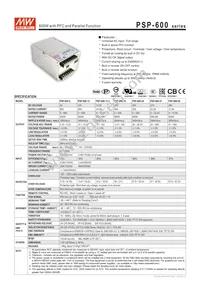 PSP-600-5 Datasheet Cover