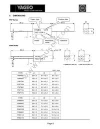 PSP500KR-15K Datasheet Page 5
