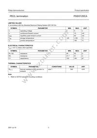 PSSI3120CA Datasheet Page 3